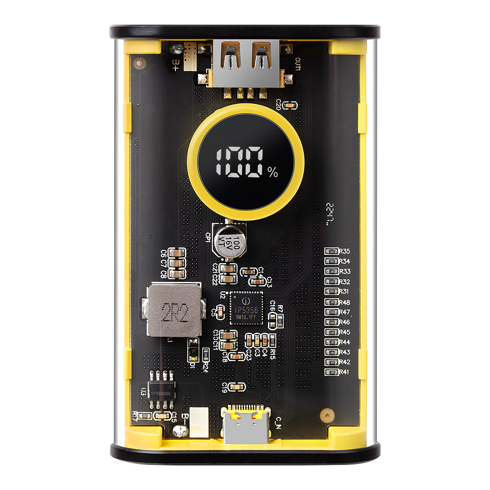 Powerbank 9.600 mAh – C4 Explosive, Gelb