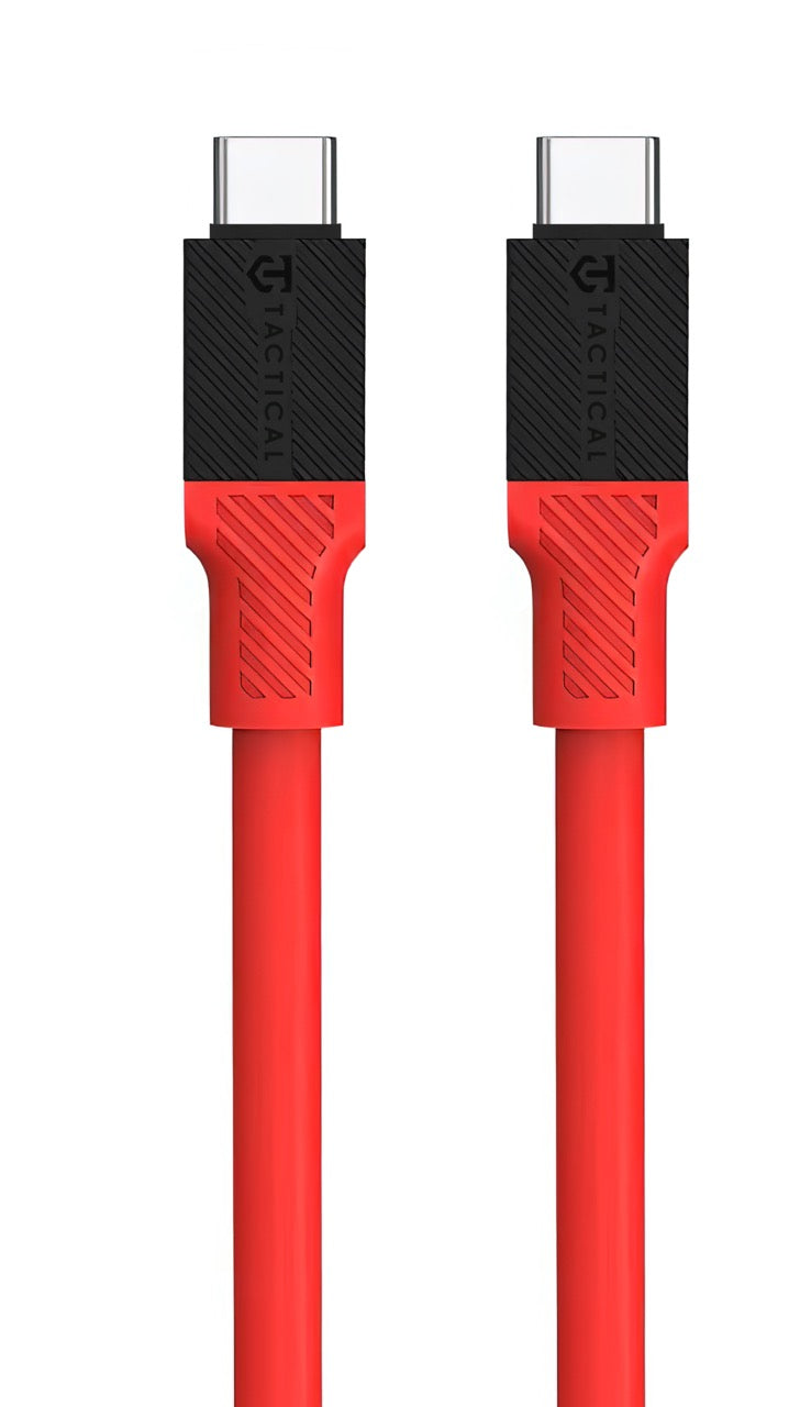 USB-C auf USB-C Ladekabel – Fat Man, 1 m – Farben: Rot