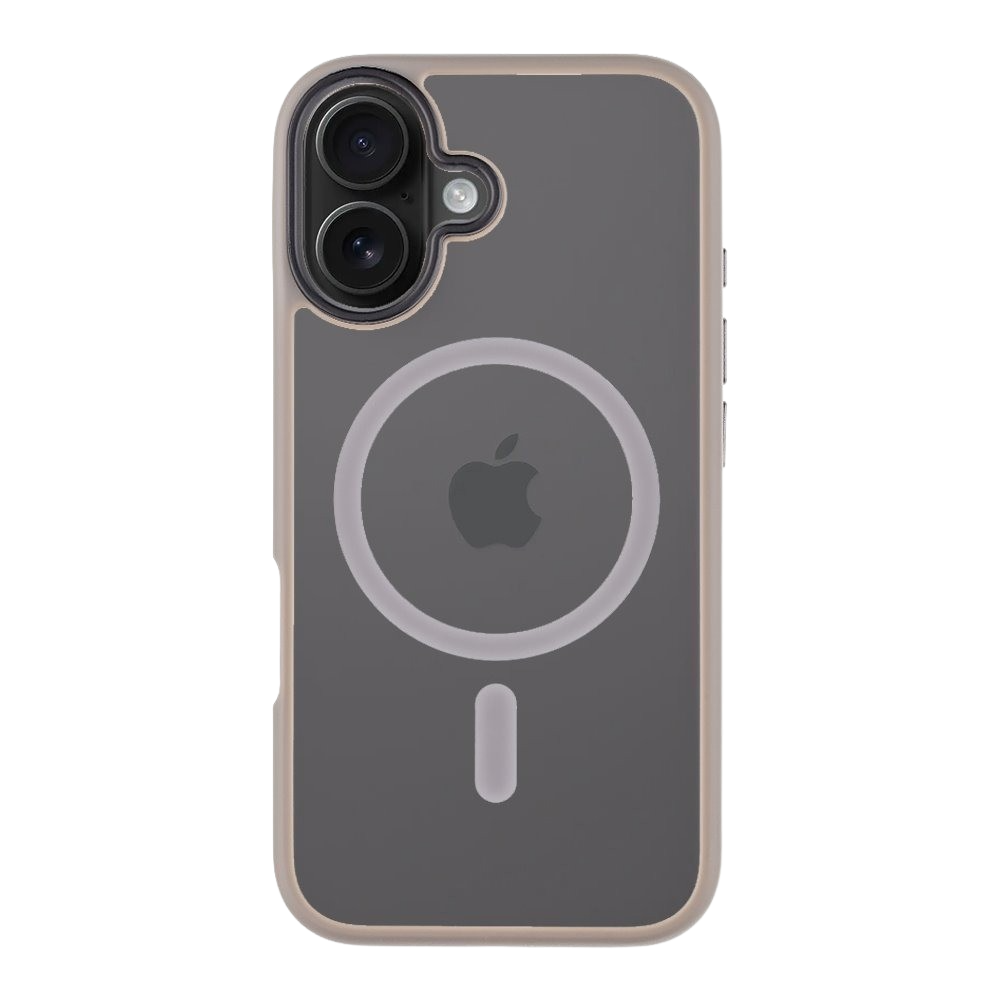 Apple iPhone 16 Hülle – MagForce Hyperstealth, Hellgrau – Standard