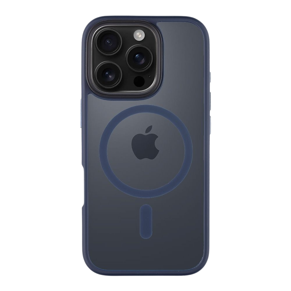Apple iPhone 16 Pro Hülle – MagForce Hyperstealth, Dunkelblau – Standard
