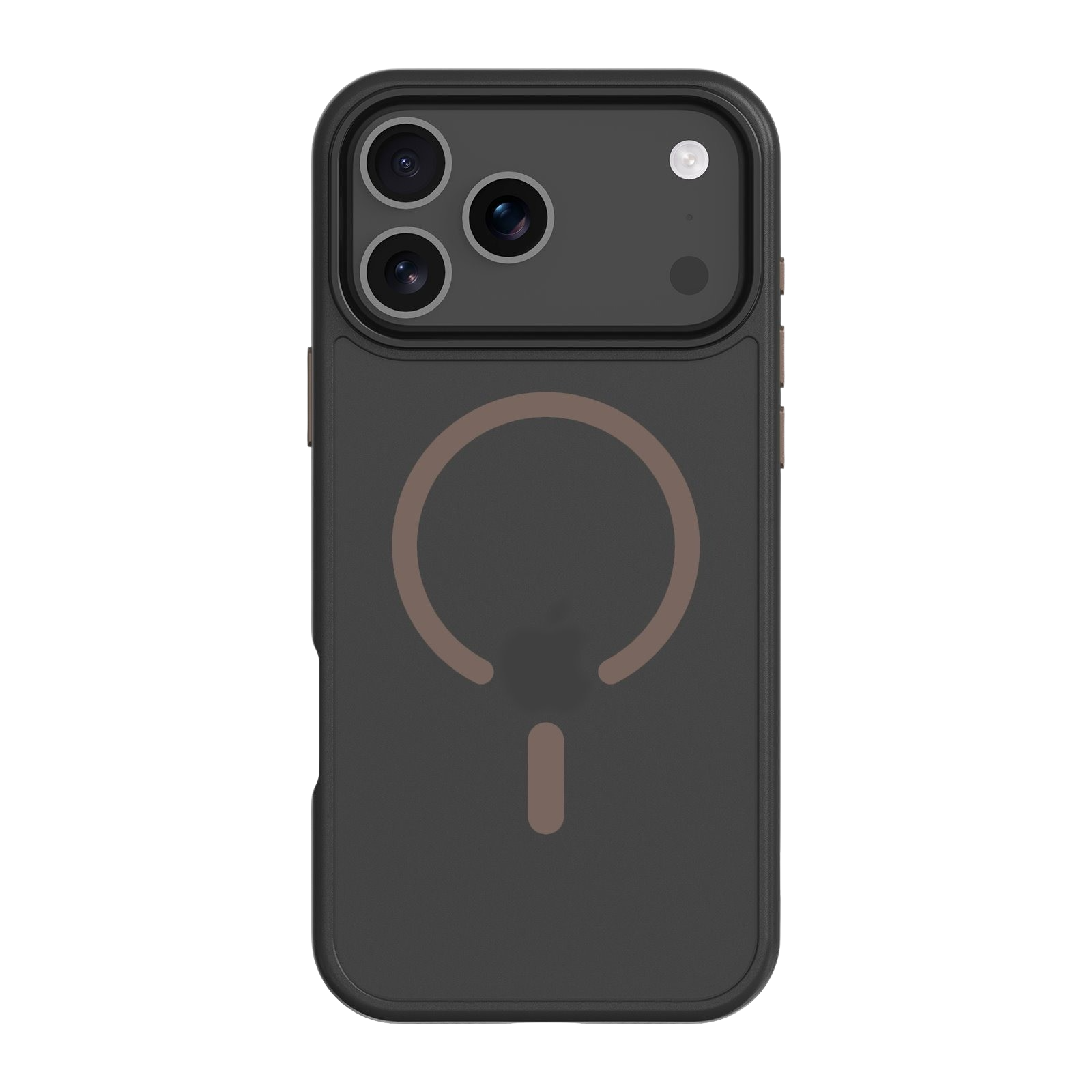 Apple iPhone 17 Pro Max Hülle – MagForce Hyperstealth 2.0, Schwarz/Braun – Standard